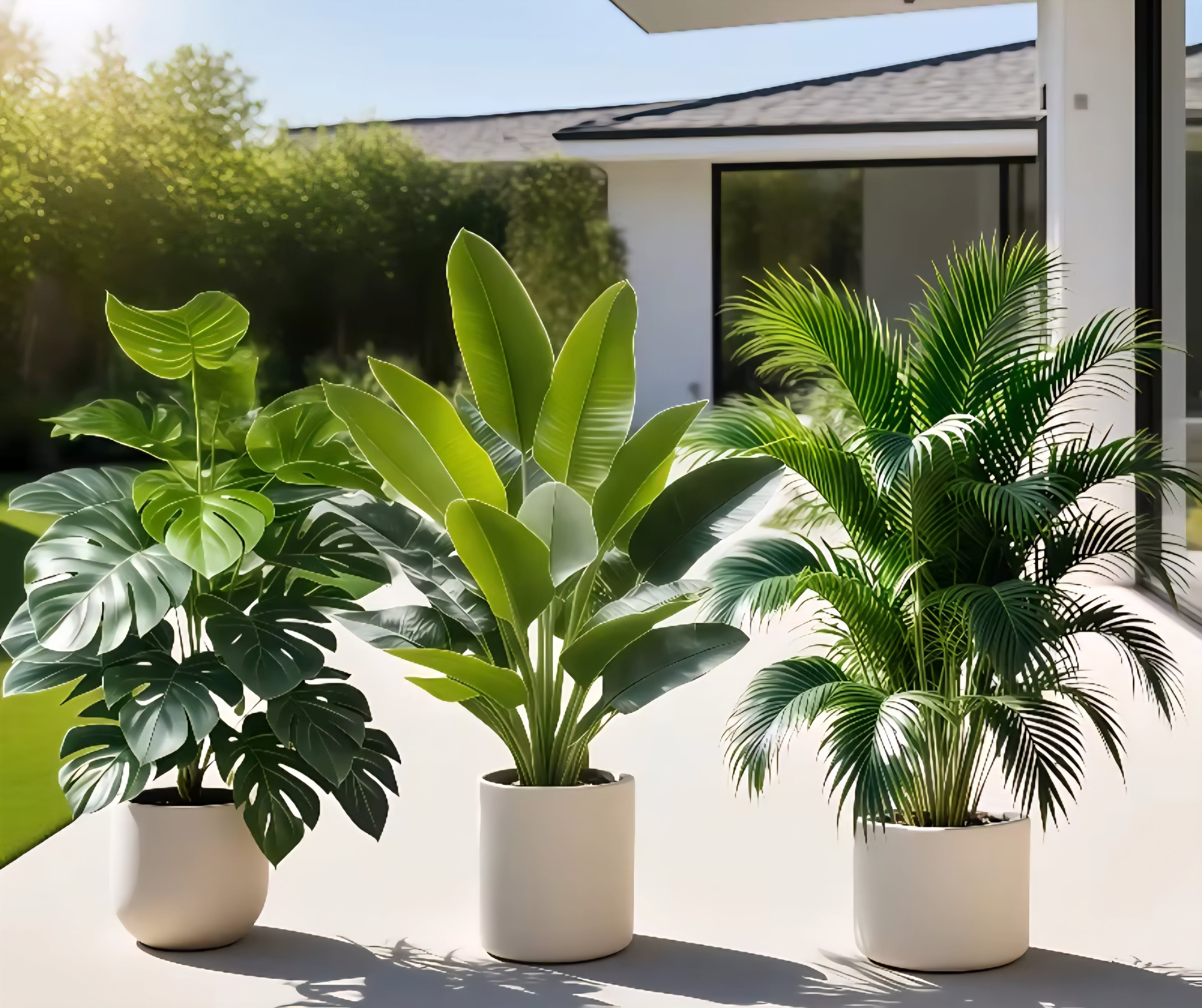 Juego de plantas artificiales