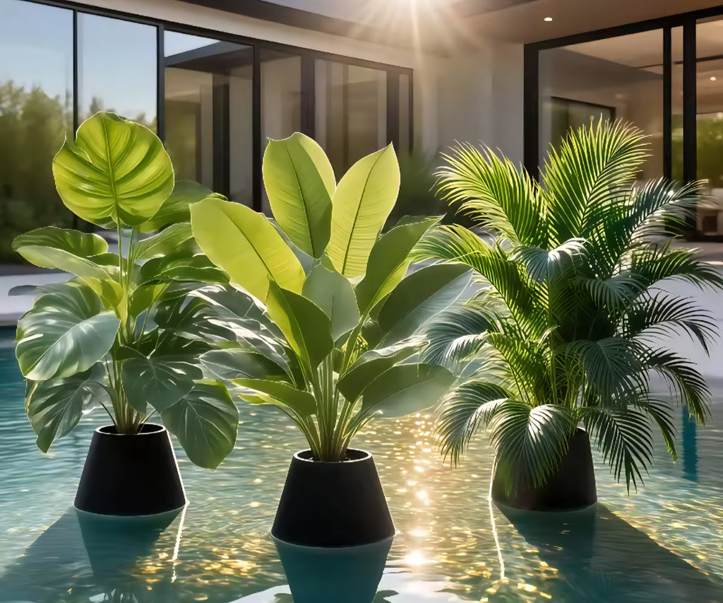 Juego de plantas artificiales