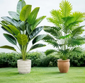 Juego de dos plantas artificiales