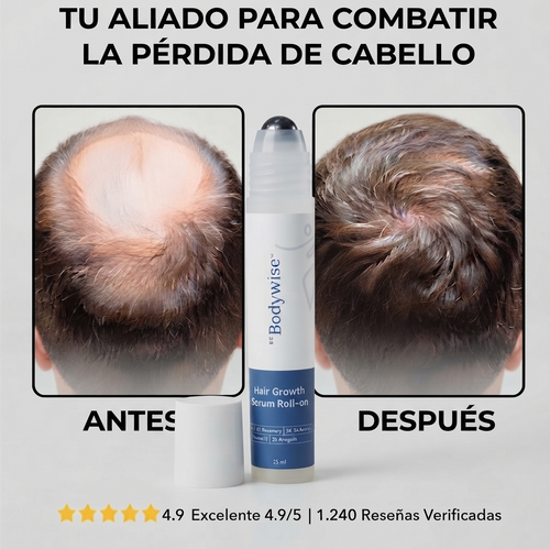 Sérum en Roll-on para el crecimiento del cabello de Bodywise