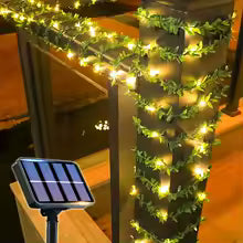 Guirnaldas de luces verdes